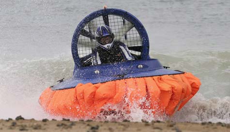 hovercraft racing stag do