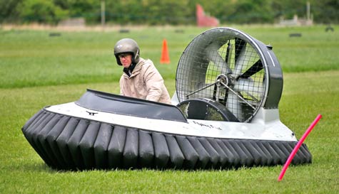 hovercraft racing stag do