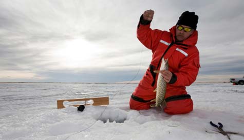 ice fishing stag do