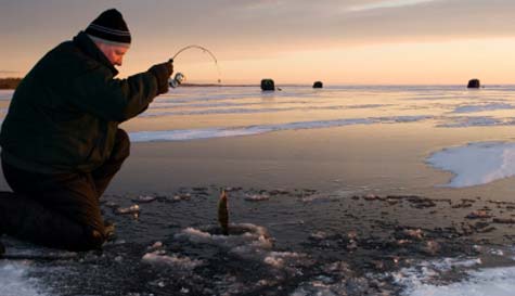 ice fishing stag do