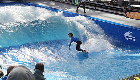 indoor surfing stag do