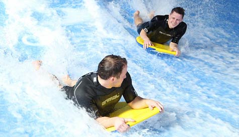 indoor bodyboarding stag do