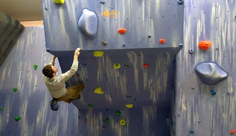 indoor climbing stag do