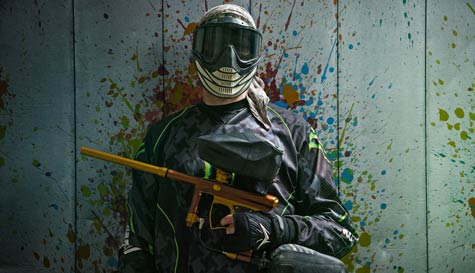 indoor paintballing