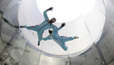 indoor skydiving stag do