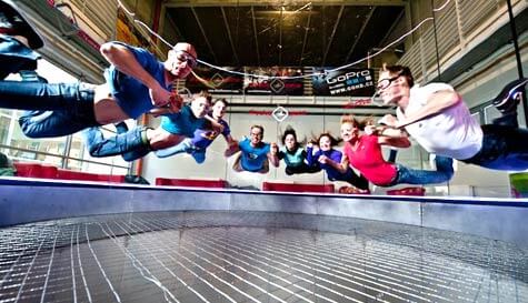 indoor skydiving stag do