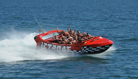 jet boat stag do