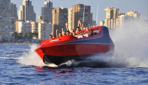 jet boat stag do