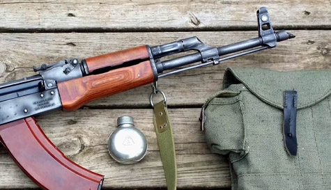 kalashnikov shooting stag do