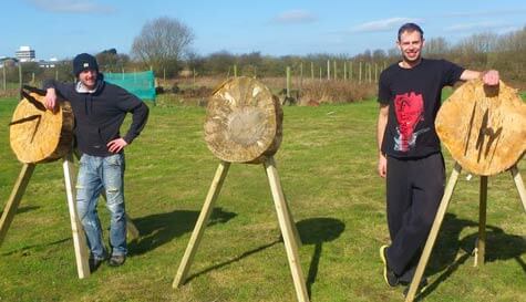 viking axe throwing stag do