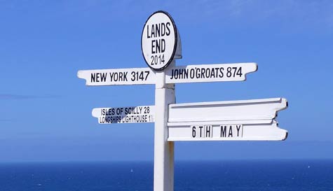 Land's End to John o' Groats stag do