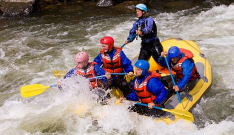 manmade rafting stag do