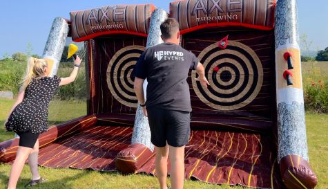 Mobile Inflatable Axe Throwing