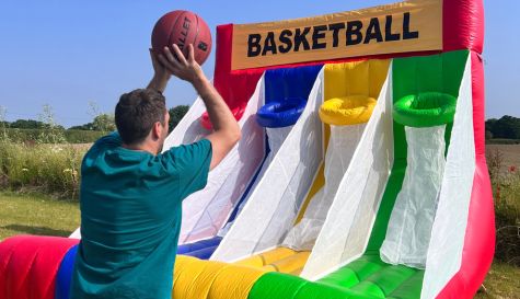 Mobile Inflatable Basketball Shoot-out