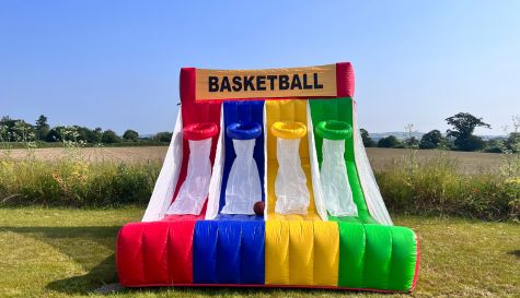 mobile inflatable basketball shoot-out stag do