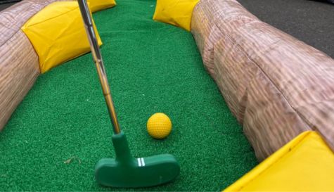 mobile inflatable crazy golf stag do