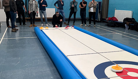 Mobile Inflatable Curling
