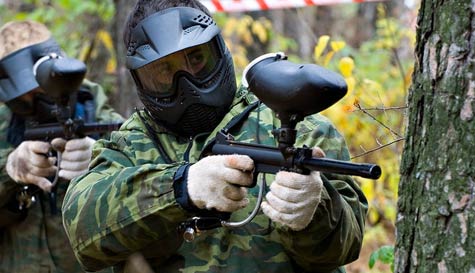 paintballing