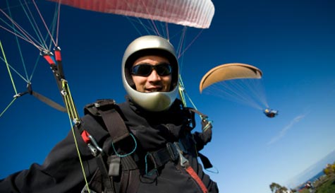 paragliding stag do