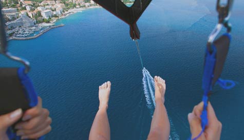 parasailing