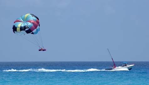 parasailing stag do