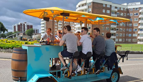 party bike stag do