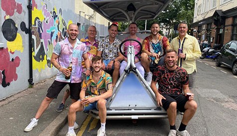 party bike stag do