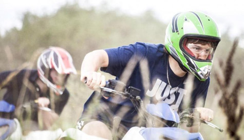 quad biking and axe throwing stag do