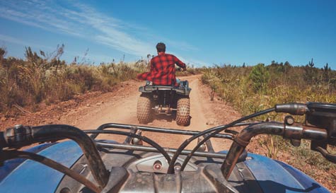 quad biking