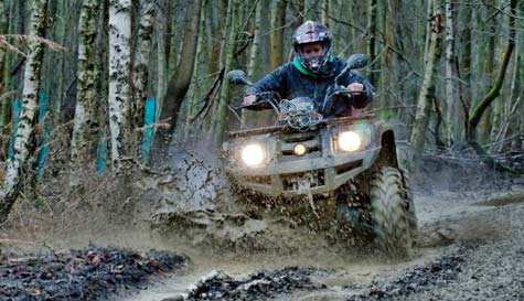 quad biking stag do