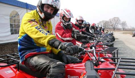 quad biking stag do