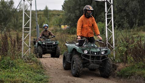 quad biking