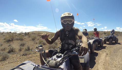 quad biking