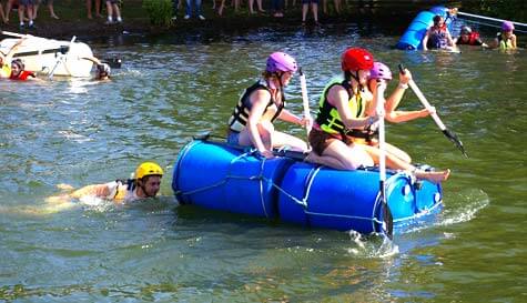 raft building stag do