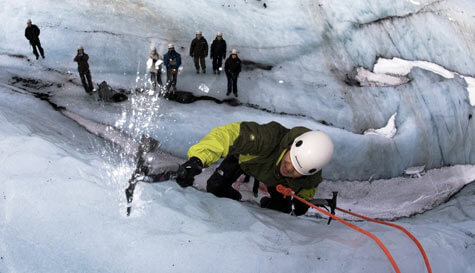 glacier hike stag do