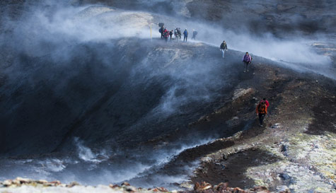 volcano hike stag do