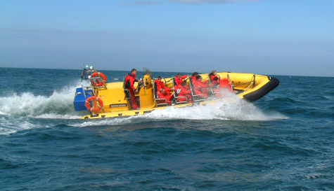 thrill seeking boat trip stag do