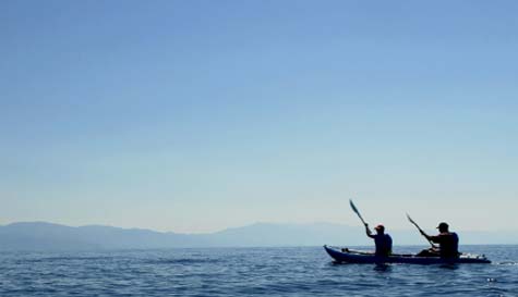 sea kayaking