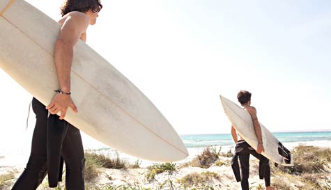 surfing stag do