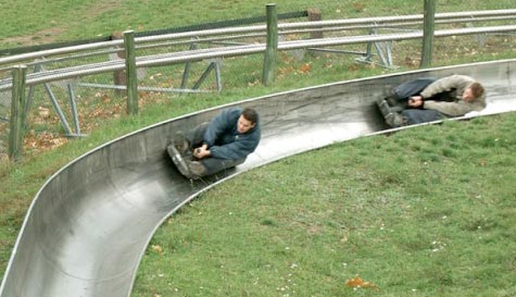 tobogganing stag do