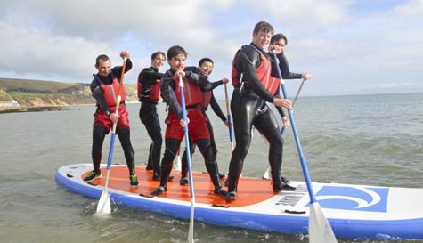 ultimate paddleboarding stag do