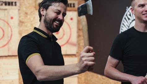 urban axe throwing stag do