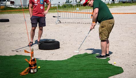 urban golf stag do