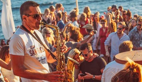 beach party stag do