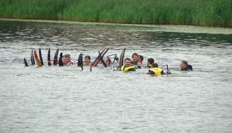 waterskiing stag do