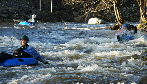 white water tubing stag do