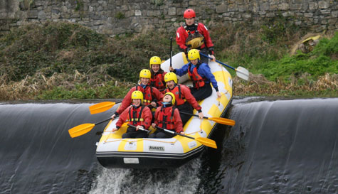 rafting stag do