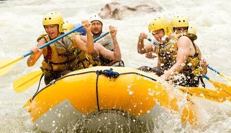 whitewater rafting stag do