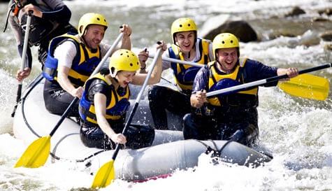 whitewater rafting stag do