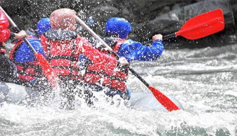 whitewater rafting stag do